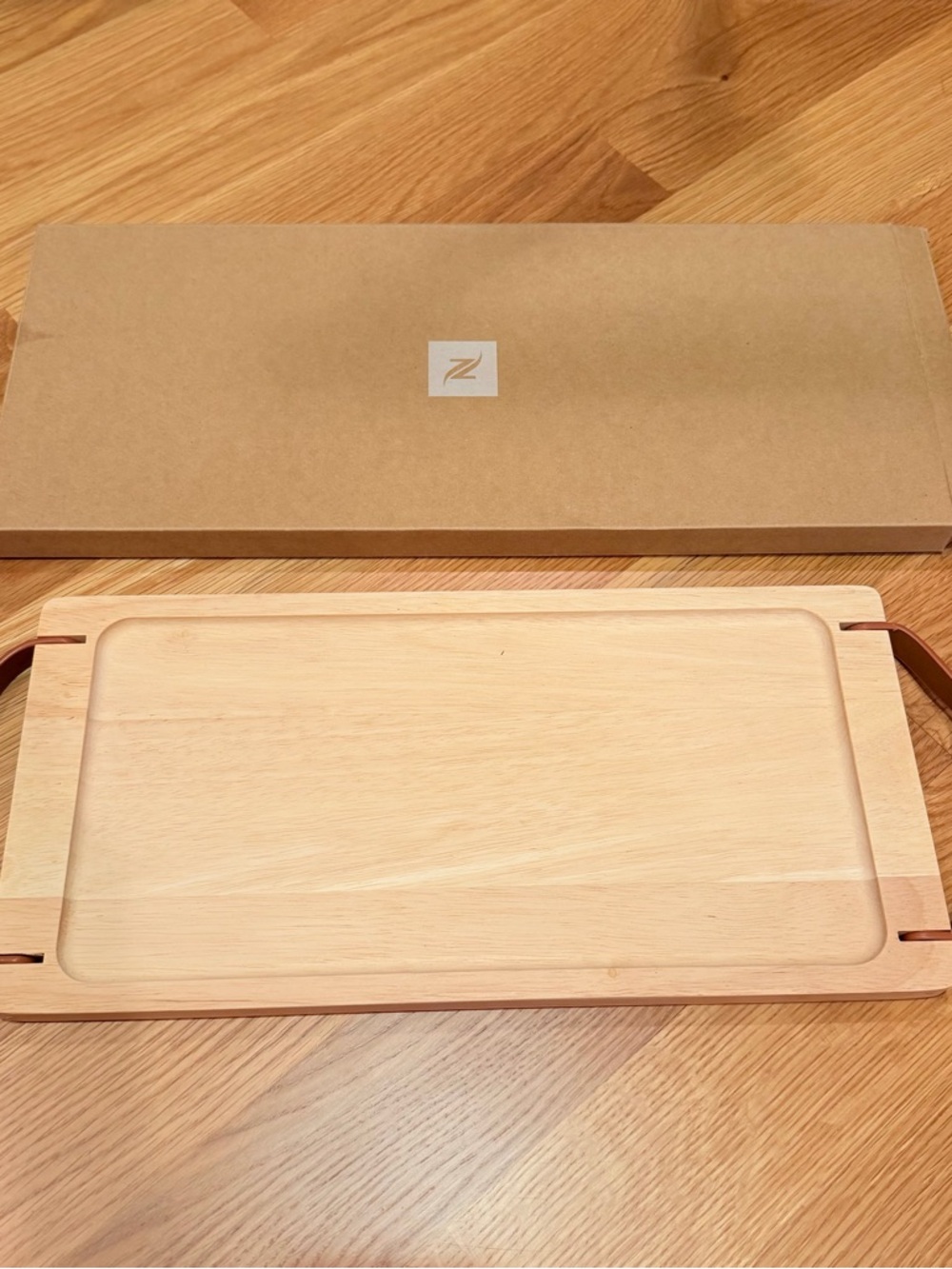 New* Nespresso 100% Wood Serving Tray
